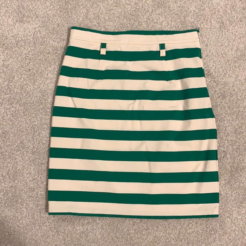 Cremieux Striped Skirt